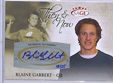 Blaine Gabbert 11 Sage 5 Star Autograph Card 25