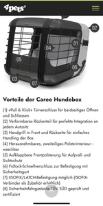 4Pets Caree Transportbox Cool Grey - Bild 1 von 6