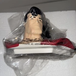 DC WB Double Sided BATMAN & SUPERMAN Cookie Jar 1999 Statue Original Box - Picture 1 of 18