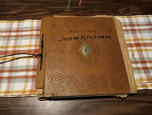 VINTAGE LEBANON PA KNIGHTS OF COLUMBUS SCRAPBOOK 1940S HALLOWEEN PHOTOS - Picture 1 of 8