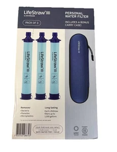 LifeStraw Personal Water Filter - Blue (95395KOR1) - Picture 1 of 4