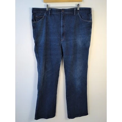 Chaps Jeans Men’s 46x34 (W44xL32) Relaxed Fit Straight Mid Rise USA Made Denim - Image 1 of 4