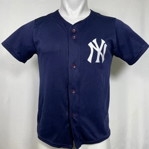Tino Martinez #5 New York Yankees MLB Navy Blue Jersey Youth LARGE - Picture 1 of 14