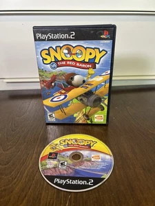Snoopy vs. The Red Baron (Sony PlayStation 2, 2006) en caja original con manual probado PS2 - Imagen 1 de 8