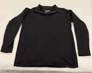 5.11 Tactical Pullover Mens XL Black Quarter Zip Shirt Jacket Waffle Thermal - Picture 1 of 7