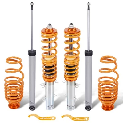 Adjustable Coilovers Lowering Kit For VW Golf Jetta MK4 Beetle SEAT LEON (1M1) - Image 1 of 4