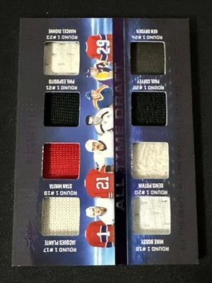 2022-23 ITG Used All Time Draft Memorabilia A-10 Purple /20 - 8 Player Card - Image 1 of 3