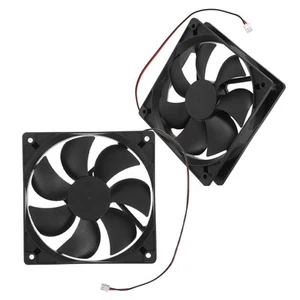 2 Pcs Computerfall -Fan Elektronischer Lüfter Desktop-Gehäuselüfter - Bild 1 von 12