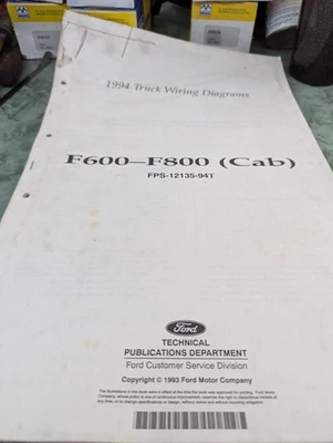 1994 Ford Truck Bronco Wiring Diagrams F150-F350 Super Duty FPS-12135-94T  - Image 1 of 4