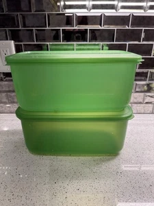 Contenedor DEBBIE Meyer CAJA VERDE 6 cuartos # 5 libre de BPA hecho en EE. UU. con tapa lote de 2 - Imagen 1 de 8