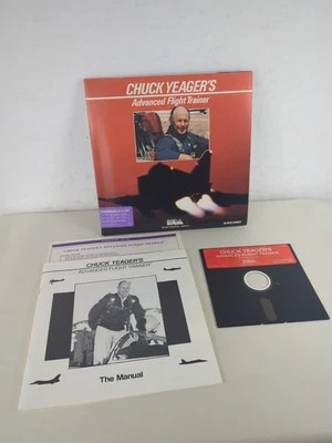 Chuck Yeager's Advanced Flight Trainer for Commodore 64/128  - Image 1 of 4