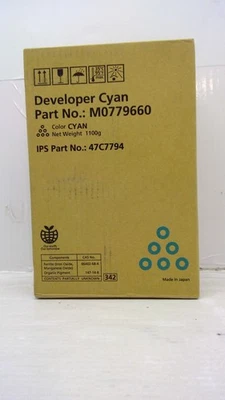 Desarrollador cian Ricoh M0779660 genuino para Ricoh Pro C901/C901 GA+/C901S Foto 1 de 4