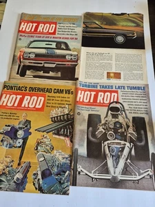 3 VINTAGE HOT ROD MAGAZINES~AUG 1967-FEB 1968-MARCH 1968 - Picture 1 of 11
