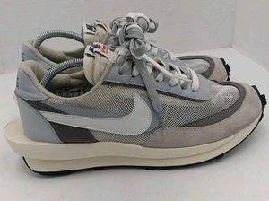 Nike Sacai LD Waffle Summit bianco grigio lupo sneakers BV0073-100 uomo taglia 10 OG - Foto 1 di 10
