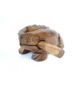 Grenouille musicale en bois - Instrument de musiqu - Foto 1 di 7