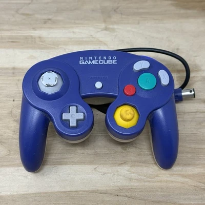 Official Nintendo GameCube Controller INDIGO & CLEAR DOL-003 - Image 1 of 4