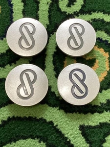 Enkei custom wheel center cap set (4 pieces) no p/n, 2 1/8" diameter, repainted - Picture 1 of 3