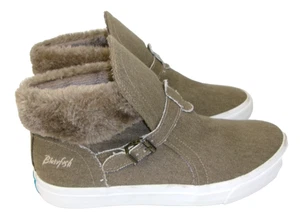 Blowfish Malibu hohe Sneakers braun Kunstfell Größe 9 US Damen - Bild 1 von 6