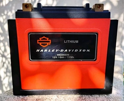 Batería de litio Harley Davidson OEM 12v 4Ah 48Wh VRSC, Dyna, Softail Foto 1 de 4