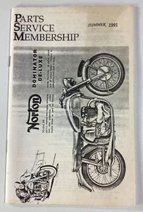 Norton Motorcycles News 1991 USA Owners Shop Ads Parts Service Membership - Picture 1 of 11