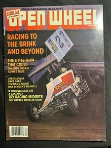 Oktober 1982 Open Wheel Magazin Stock Car Racing Indy 500 Art Pollard Crash - Bild 1 von 5