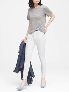 Banana Republic Skinny Stain-Resistant Ankle Jean, Size 27 REG. Lily wash - Picture 1 of 5