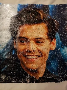 Harry Styles sequin pillowcase - Picture 1 of 3