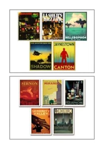 Juego de carteles de viaje QMX Firefly/Serenity 17""x22"" - Tu elección de 10- Fuera de imprenta - Imagen 1 de 9