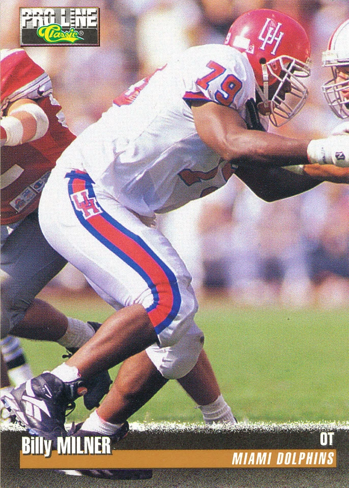 CLASSIC-PROLINE Billy Milner RC RAMS DOLPHINS Utah UTES - Image 1 of 1