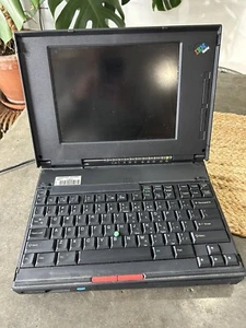 Vintage IBM 360CS 2620 Laptop For Parts Repair Powers On No Screen No Cord - Picture 1 of 8