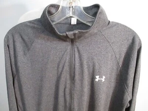 Suéter gris falso manga larga Under Armour para mujer 1/2 cremallera - Imagen 1 de 7