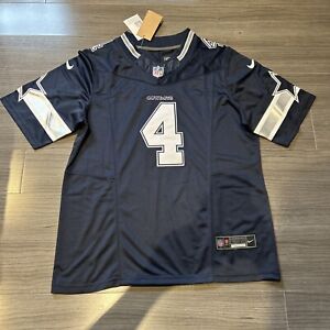 Dallas Cowboys #4 Dak Prescott Jersey (Adult L) Brand New Stitched
