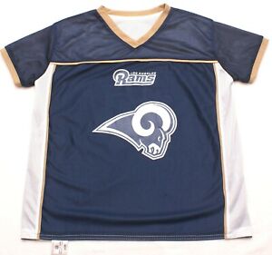 Los Angeles Rams Youth Size XL Reversible Blue/White NFL Flag Football Jersey