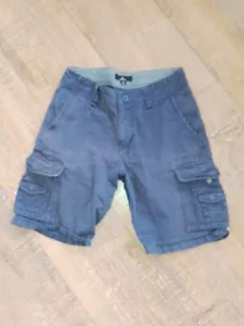 Rip Curl Mens Blue Cotton Cargo Shorts Size 29 GC - Picture 1 of 8