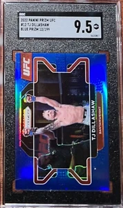 2022 PRIZM UFC TJ DILLASHAW BLUE /199 SP SGC 9.5 - Picture 1 of 2