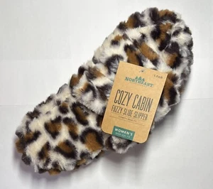 Northeast Outfitters Cozy Cabin Fuzzy Slide Slipper Womens Shoe Size 7-9 - Picture 1 of 6