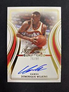 22-23 Panini Immaculate Dominique Wilkins 76/99 Sophisticated Signatures FG