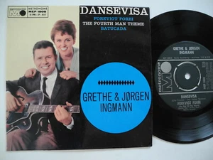 GRETHE & JÖRGEN INGMANN Dansevisa / Fourth Man Theme + 2 EP 45 7" 1962 Sweden - Picture 1 of 2