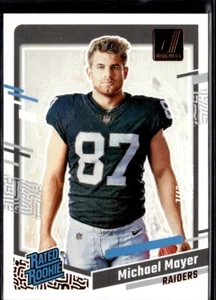 2023 Donruss #13 Michael Mayer Rated Rookie Portrait Las Vegas Raiders RC - Picture 1 of 2