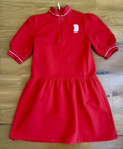 Janie&Jack Be Mine Valentines Kids Girls Dress, Red, Size 8 US, Cotton - Picture 1 of 7