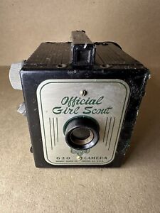 ✅ 1950’s Official Girl Scout 620 Camera box camera | Vintage Sash/Badges/Patches