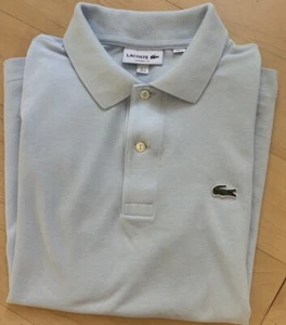 Lacoste Polo Classic Fit Herren Fr 4 Größe Medium Blau Tennis Golf Baumwolle Polo Männer - Bild 1 von 3