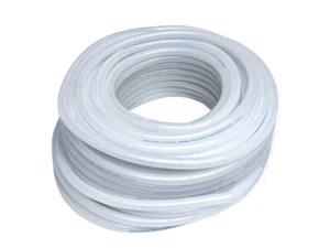 HPS 1/2" ID (13mm) High Temp Reinforced Braid Clear Silicone Hose -100 Feet Roll - Picture 1 of 2