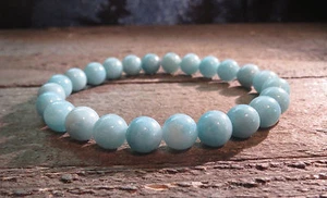 *WUNDERSCHÖNES SELTENES AZUMAR QUARZ KAOLINIT NATURKRISTALL ENERGIE ARMBAND* - Bild 1 von 6