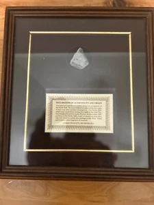 Authentic Piece of the Berlin Wall - from 1989, Framed (w/Cert of Auth) - Bild 1 von 3