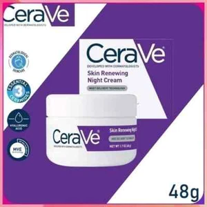 CeraVe Skin Renewing Night Cream 48g Hyaluronsäure & Niacinamid kostenloser Versand - Bild 1 von 7