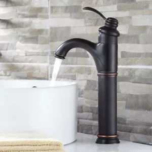 Oil Rubbed Bronze Bamboo Single Hole Bathroom Vessel Sink Lavatory Faucet whg020 - Picture 1 of 6