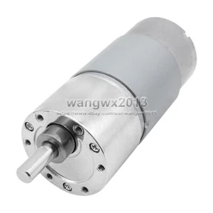 1 motor de engranaje de reducción de velocidad de par grande DC12V 24V 37GB555 con caja de engranajes de metal - Imagen 1 de 7