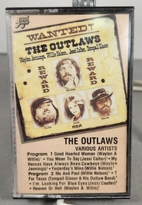 The Outlaws Various Artists Cassette Tape Classic Country Jennings 1987 5979-4-R - Imagen 1 de 6
