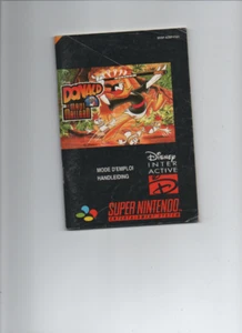 Rarissime !!! Notice du DONALD IN MAUI MALLARD sur Super NINTENDO - Photo 1/4